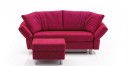 Bett-Sofa Malou mit Bettkasten und Hocker