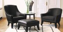 Sessel Leon und Leona in Leder schwarz Sessel Leon und Leona in Leder schwarz